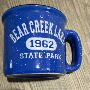 Bear Creek Lake State Park Blue Mug